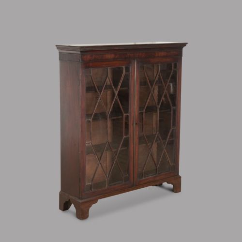 Mid 19th Century Free Standing Glazed Bookcase