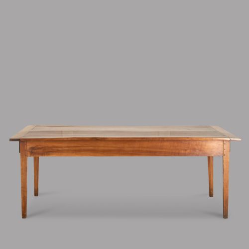 A Excellent Mid 19th Century French Fruitwood Farmhouse Table