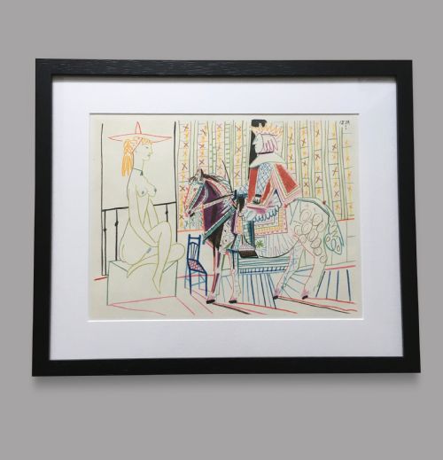 Vintage Lithograph from Pablo Picasso's La Comedie Humaine Suite