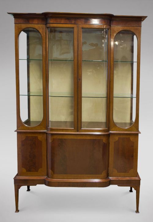 Edwardian Mahogany Display Cabinet