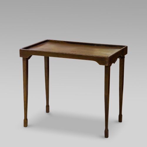Late 19thc Mahogany Campaign Table