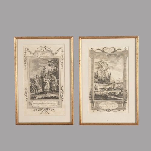 Pair of 19th Century Etchings of the Ostiacks and Women of Kamptschatka