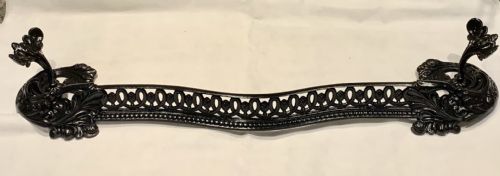 A C1854 Cast Iron Decorative Fire Fender