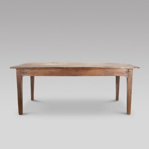 19th Century French Fruitwood Farmhouse Table