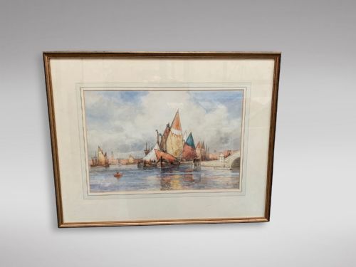 Frederick James Aldridge - Watercolour - Venice