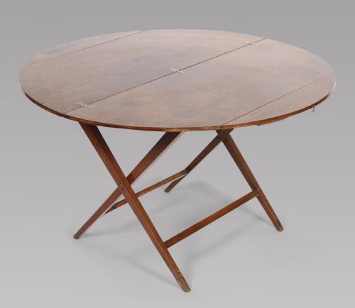 A Victorian Mahogany Coaching/campaign Table