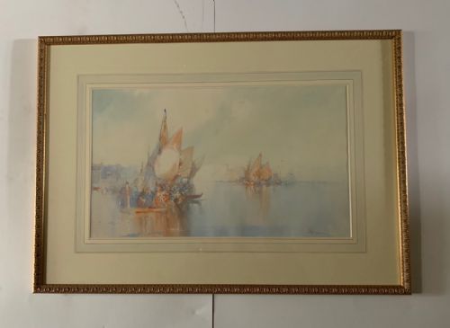 William Knox - A Watercolour Drawing of Venice