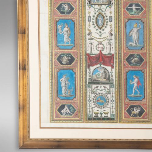 fig 1. Set of Four Studies of Raphael Frescoes