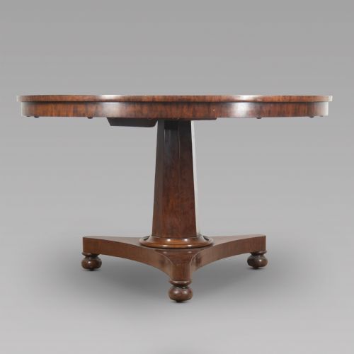 fig 1. A Victorian Plum Pudding Mahogany Breakfast Table