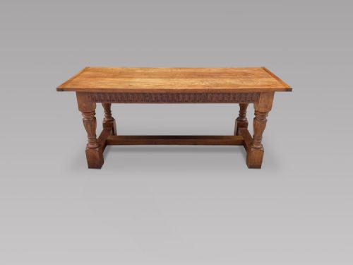 A 19thc Oak Refectory Table