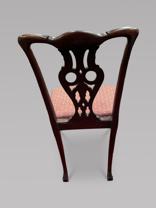 fig 2. A Set of Four 19thc Chippendale Style Chairs