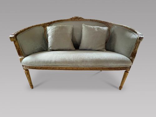 A 19thc Salon Sofa in Louis Xv1 Style