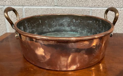 A 19thc Copper Preserve Pan
