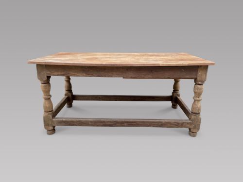 A Bleached Oak Dining/refectory Table