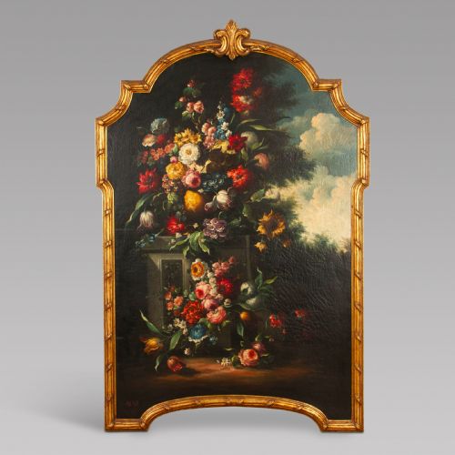 Lovely Good Sized Dutch Still Life Oil on Canvas Signed Aj Vb