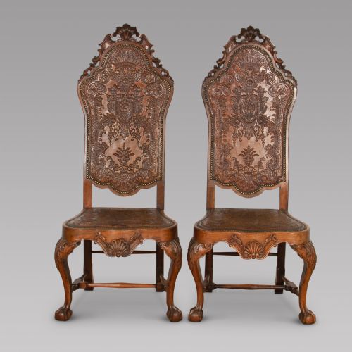 A Pair of 18thc Spanish Chairs