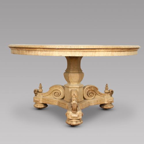 A 19th Century Bleached Oak Centre Table