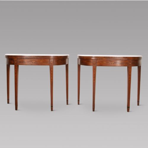 A Pair of 19th Century Card Tables