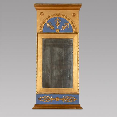 19th Century Swedish Pier Mirror in the Empire Style