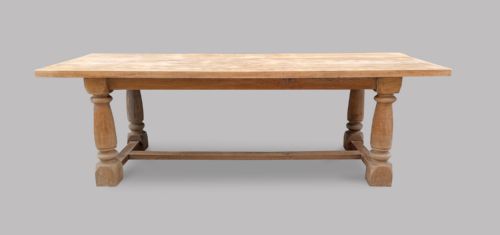 A C1930 Bleached Oak Table