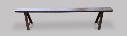 A 19th French Oak Bench Seat
