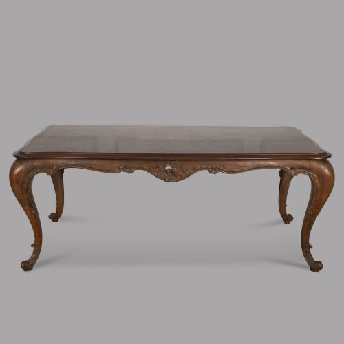 A Italian Walnut Dining/kitchen/hall Table