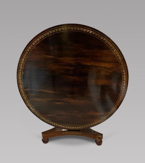 A 19thc Rosewood Breakfast Table