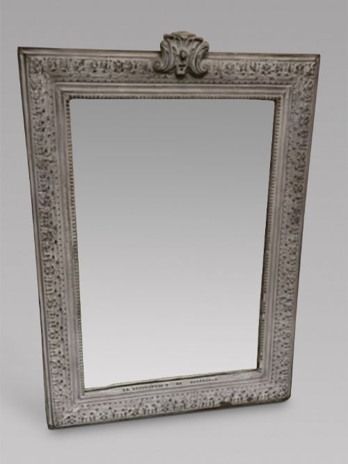 A French Painted Wood Framed Mirror