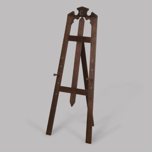 A 19thc English Oak Easel