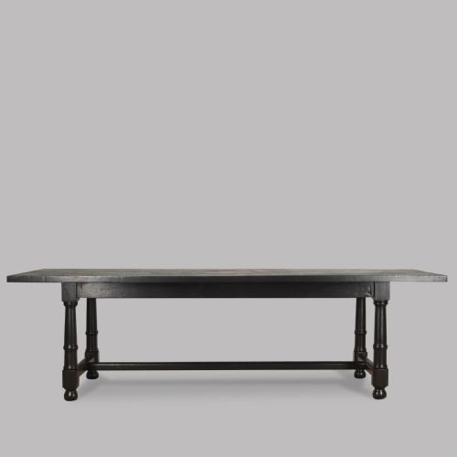 A C1927 Painted Oak Farmhouse/dining Table
