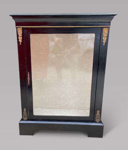 A Ebonised Display Cabinet