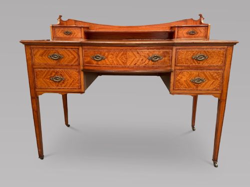 A Maple & Co Satinwood Writing/dressing Table 1927