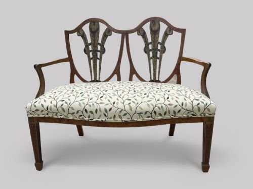 An Attractive Edwardian Two Seater Settee