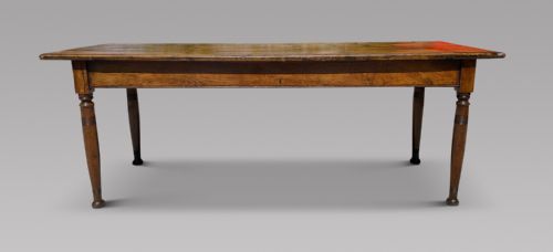 A Lovely Rustic Oak and Elm Farmhouse Table