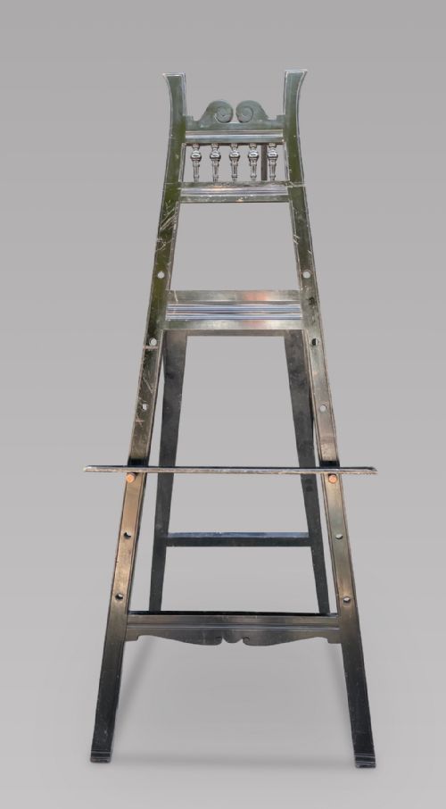 A Victorian Ebonised Easel