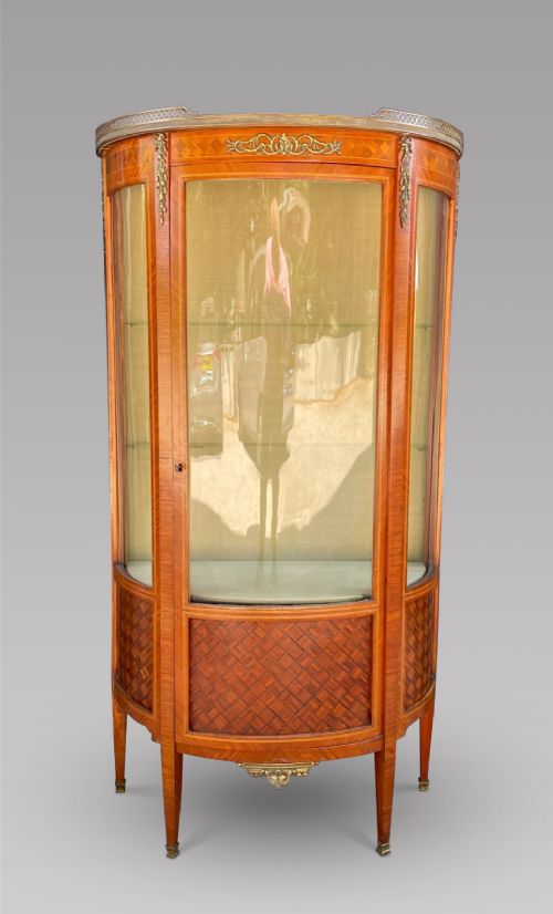A Kingwood and Gilt Metal Mounted Vitrine