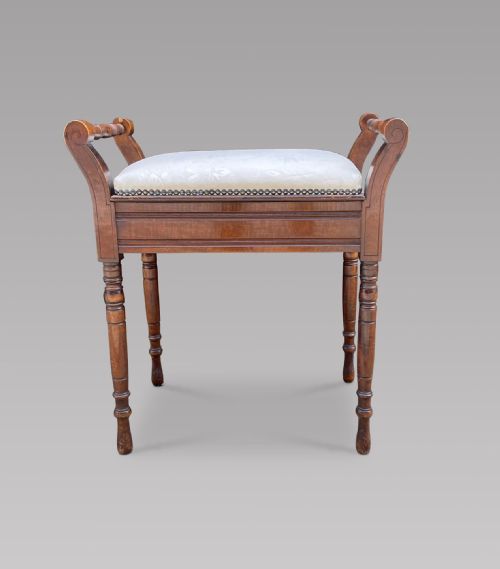 An Edwardian Piano Stool