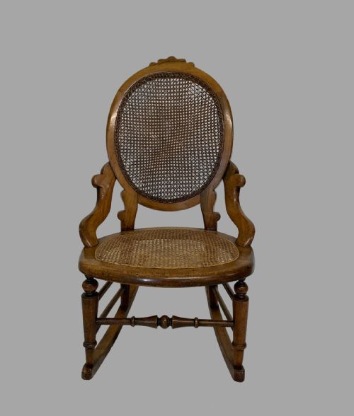 A Lovely Fruitwood Rocking Chair