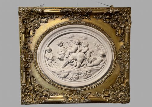 A French Plaster Plaque C1910
