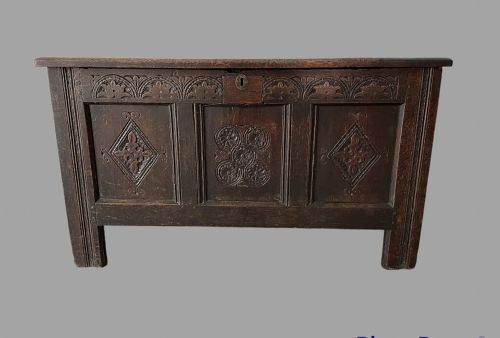 A Jacobean Oak Coffer