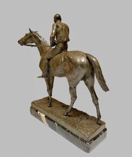 fig 2. Adrian Jones - A Patinated Bronze Figure of Fred Archer on Ormonde