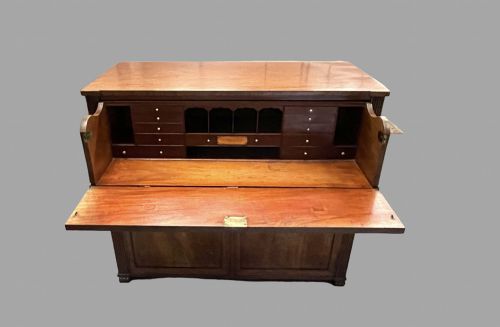 A Very Attractive Mahogany 19thc Secretaire Desk