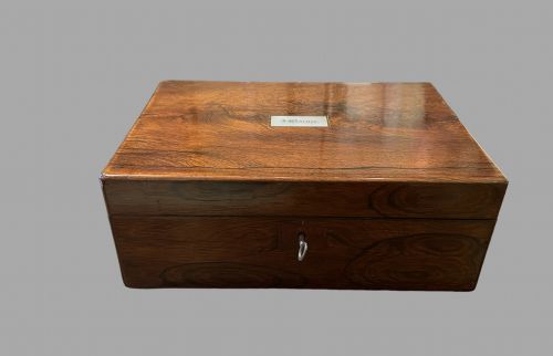 An Attractive Rosewood Jewellery Box