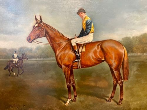 fig 1. Alfred Wheeler - Oil On Panel - Pretty Polly 1906