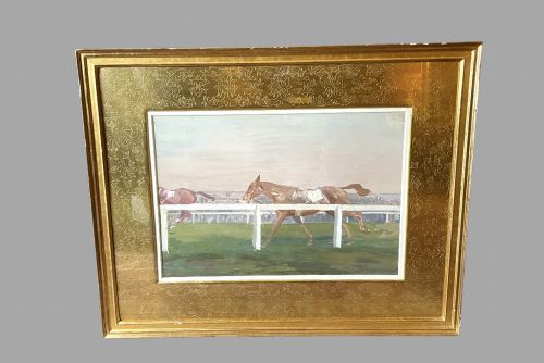Charles Simpson - Mixed Media - Near the Finish