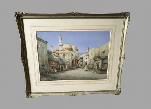 Cyril Hardy - Watercolour - A Middle Eastern Street