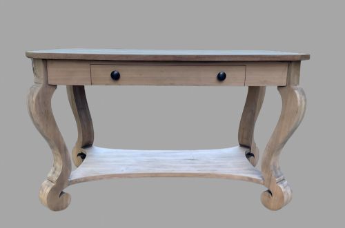 A Stripped Mahogany Console/centre Table