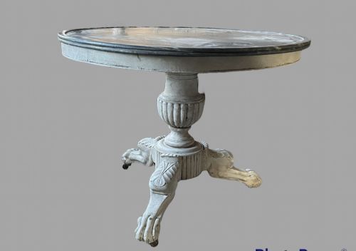 A 19thc Marble Topped Gueridon Table