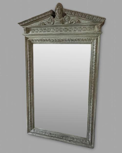 An Attractive 19th Century Painted Walnut Mirror