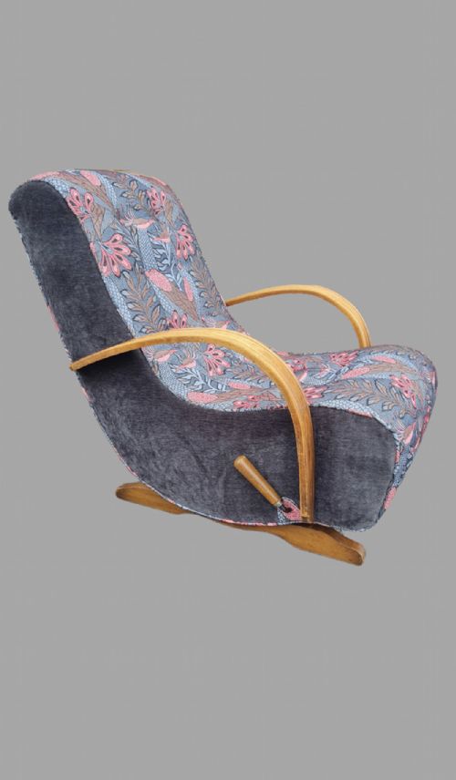 fig 2. 1930’s Art Deco British Bentwood Banana Rocking Chair